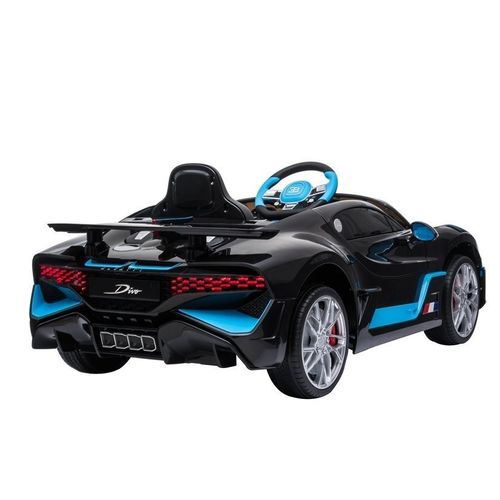 Licencirani auto na akumulator Bugatti Divo - crni/lakirani slika 5