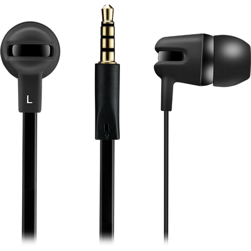 CANYON SEP-4 Stereo earphone with microphone, 1.2m flat cable, Black, 22*12*12mm, 0.013kg slika 2