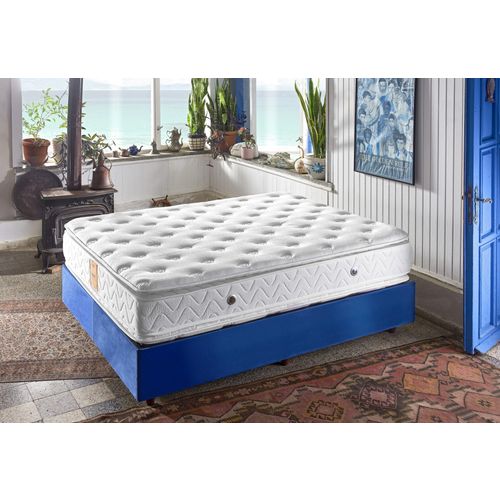 Woody Fashion Madrac, Bijela boja, Dream 90x190 cm Single Size Luxury Middle Firm Double Padded Mattress slika 2