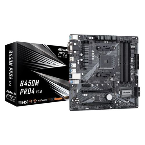 Asrock AMD AM4 B450M PRO4 R2.0 slika 1