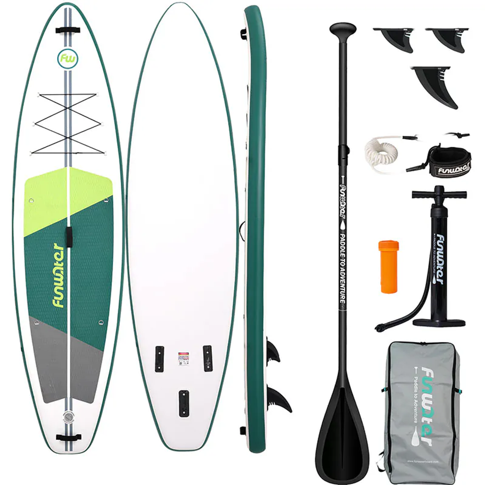 FunWater SUP daska SUPFW69A 3,35 m (zeleno-bijela) slika 1