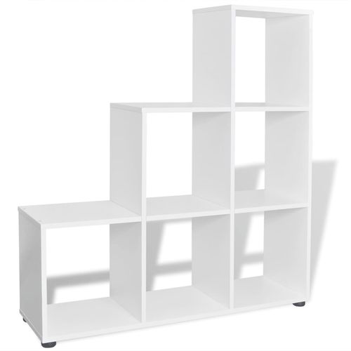 242552 Staircase Bookcase/Display Shelf 107 cm White slika 27