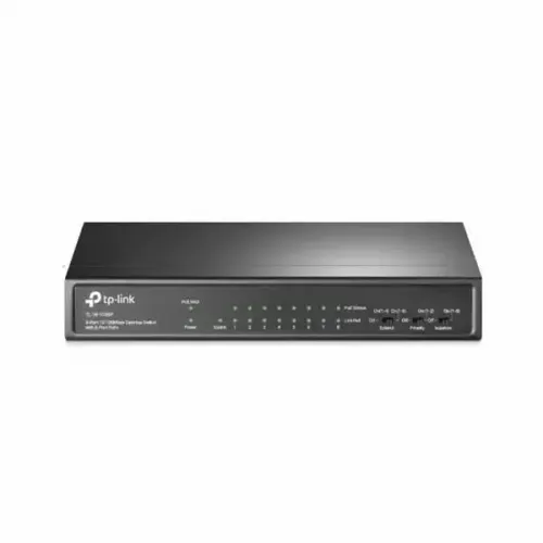 TL-SF1009P - PoE Switch, Neupravljivi, 100Mbps, 65W, RJ45 Ports 9, PoE Ports 8, TP-Link slika 1