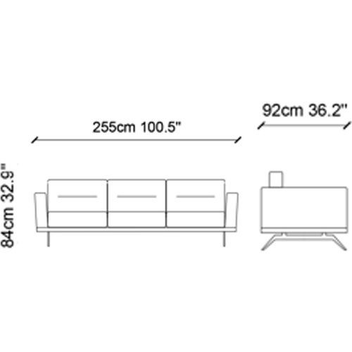 Slate Grey 4-Seat Sofa-Bed slika 11