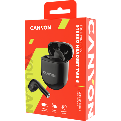 CANYON TWS-6  Bluetooth slušalice, crne slika 5