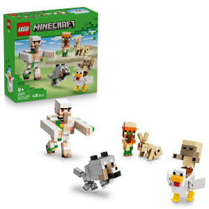 LEGO Minecraft 21592 Kuřecí žokej i napad u pustinji