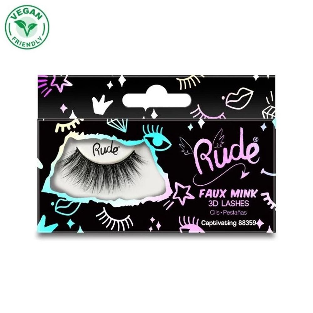 Rude umjetne trepavice Captivating 1 kom slika 1