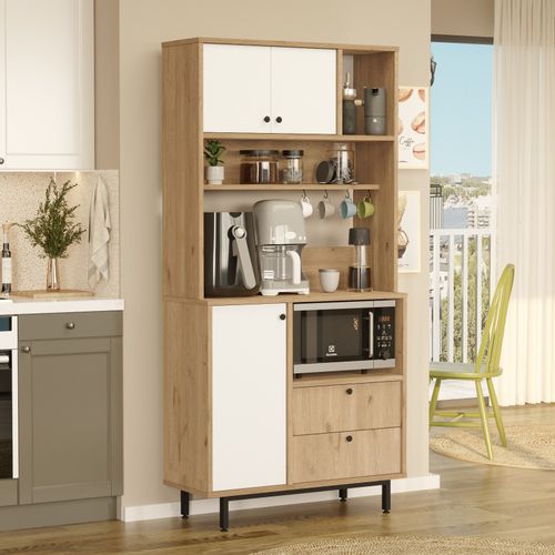 RE4-SW OakWhite Multi Purpose Cabinet slika 2