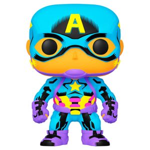 POP figure Marvel Black Light Captain America