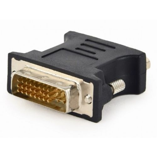 A-DVI-VGA-BK Gembird Adapter DVI-I 24+5-pin male to VGA 15-pin HD (3 rows) female, black DVI-I slika 2