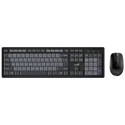 GENIUS Smart KM-8200 Wireless USB US crna tastatura + miš slika 1