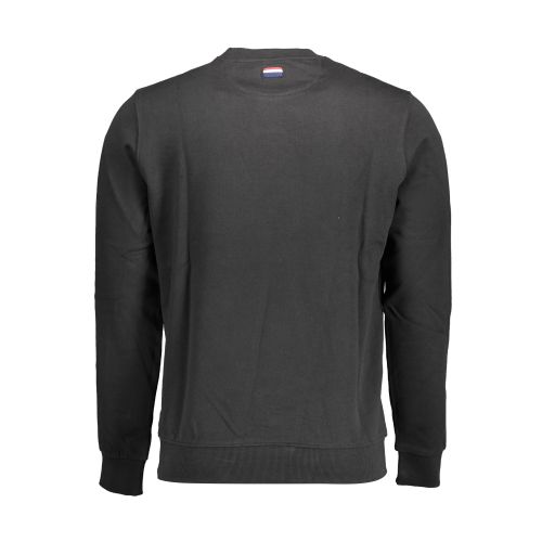 US POLO SWEATSHIRT WITHOUT ZIP BLACK MAN slika 2