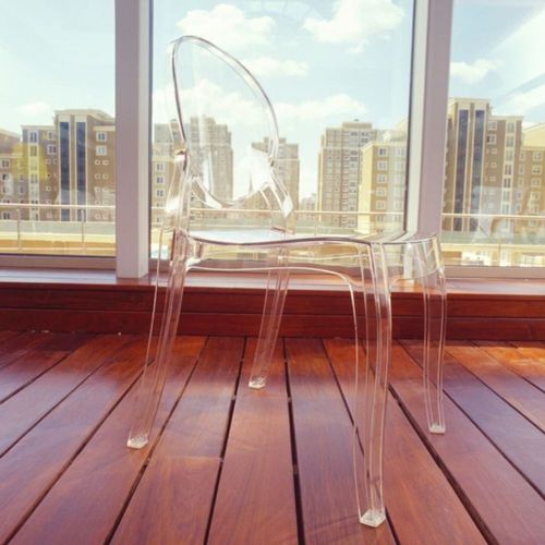Set prozirnih stolica — POLY Oval • 6 kom. slika 5
