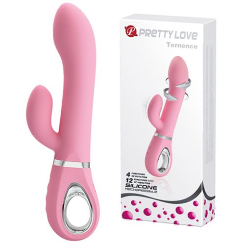 Vibrator sa Rotacijom Ternence Pink slika 1