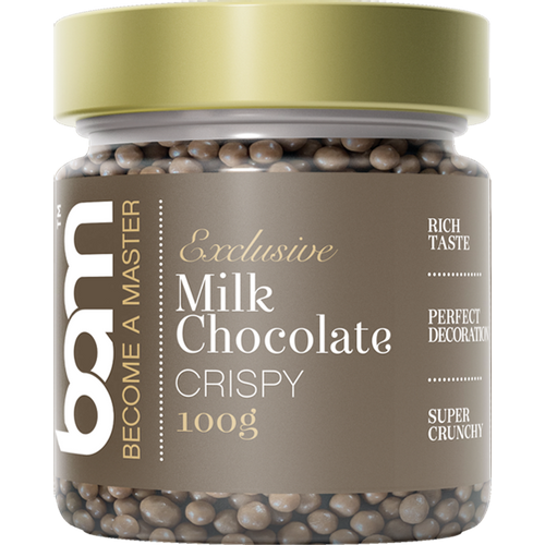 BAM Mliječne crispy kuglice od mliječne čokolade s hrskavim žitaricama 100g slika 1