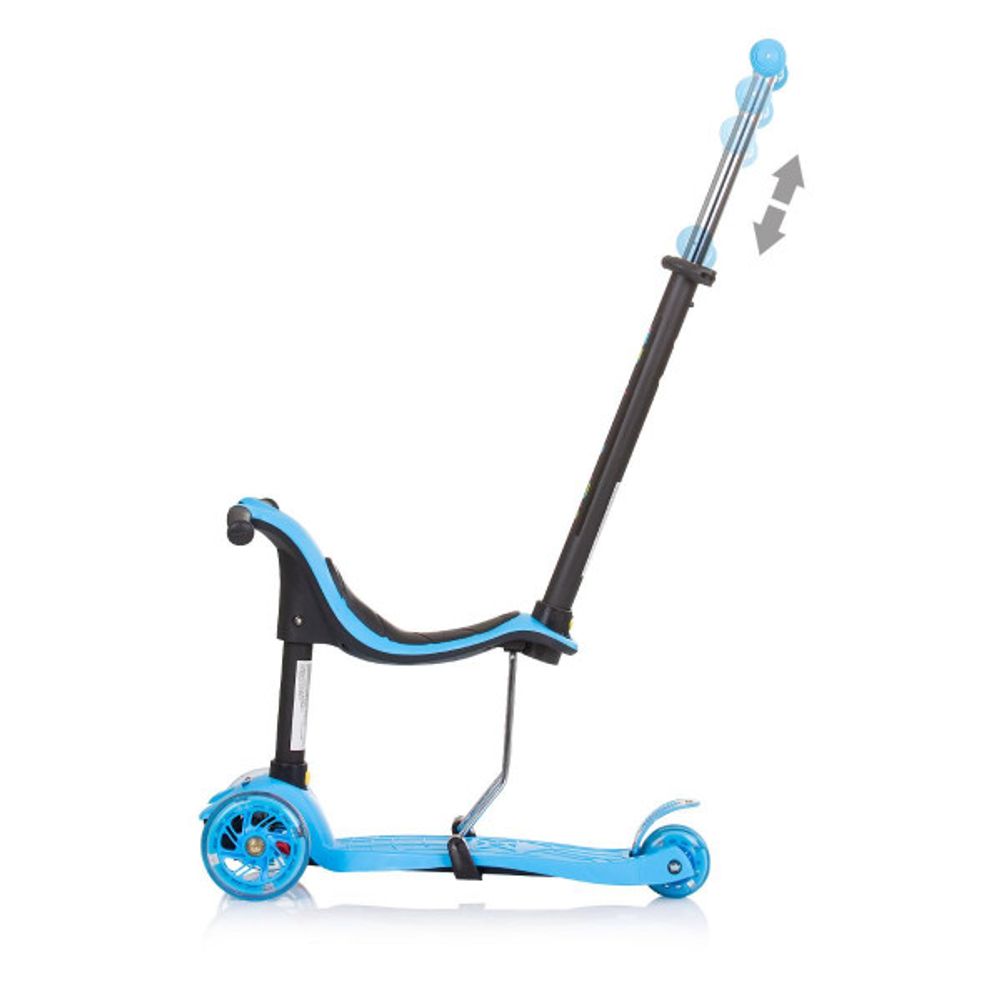 Chipolino Romobil sa LED točkovima Multi Plus Blue Dsmul0231Bl slika 2