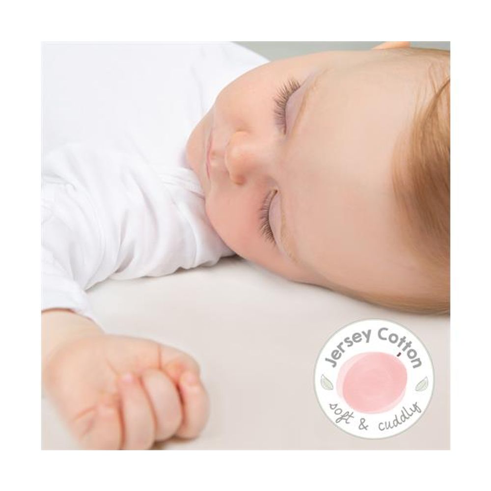 Roba Kids Plahta na gumu Safe ASleep 140x70cm, Bež slika 3
