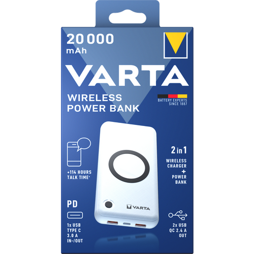 VARTA wireless powerbank 20000mAh 57909 slika 1