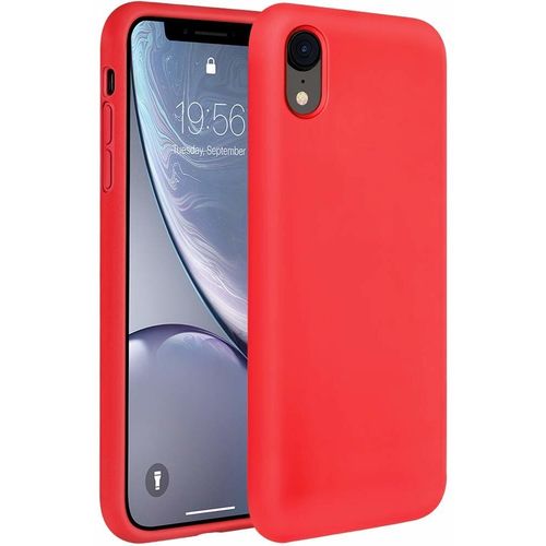 Silikonska maskica mekana fleksibilna za iPhone XR - crvena slika 1