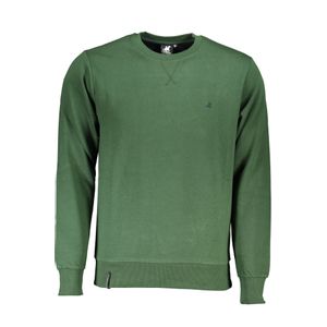 US GRAND POLO MEN'S GREEN ZIPLESS SWEATSHIRT