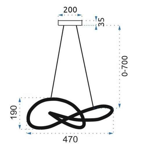 TOOLIGHT Moderna LED stropna svjetiljka + pilot App818-CP zlato slika 13