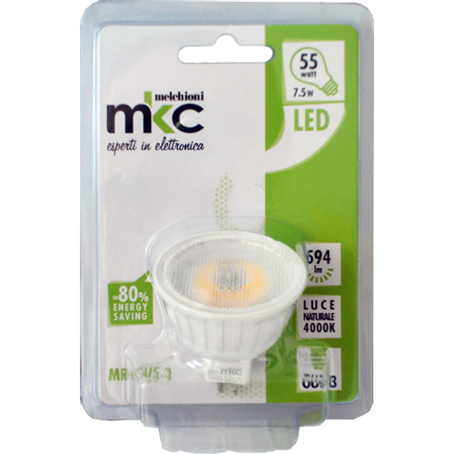 MKC Sijalica, LED 7.5W, 4000K,12V DC, prirodno bijela svjetlost - LED MR16 GU5.3/7.5W-N slika 2