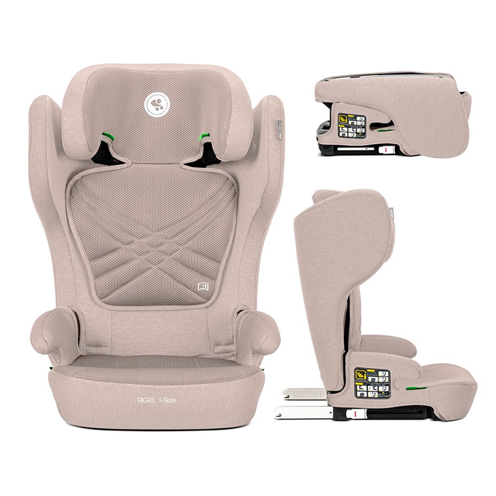 Lorelli Sklopiva autosjedalica Rigel i-Size 100-150cm Isofix, Beige slika 1