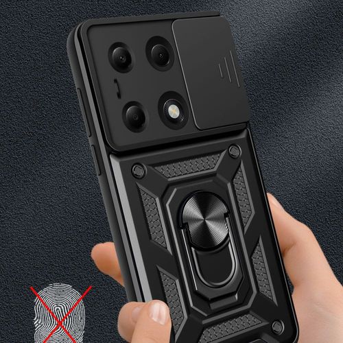 Techsuit – serija CamShield zaštitna maskica za Xiaomi Redmi Note 13 Pro 4G / Poco M6 Pro 4G – crna slika 2