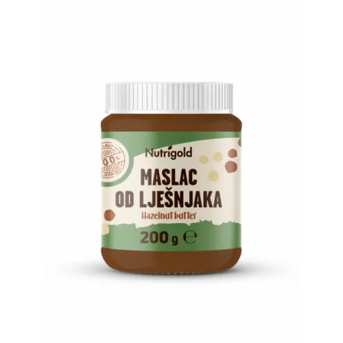 Maslac od lješnjaka - 200g Nutrigold slika 1