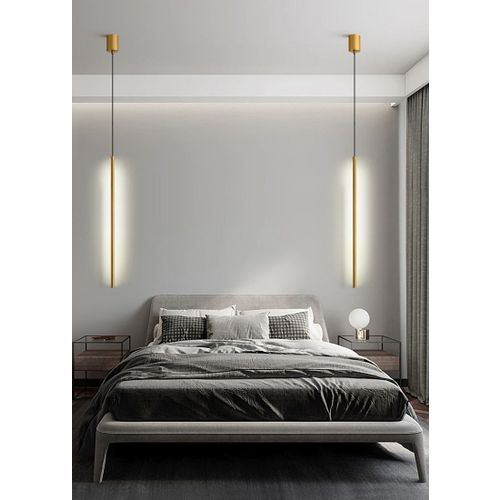 Stropni luster LED APP1414-C GOLD 100cm slika 7