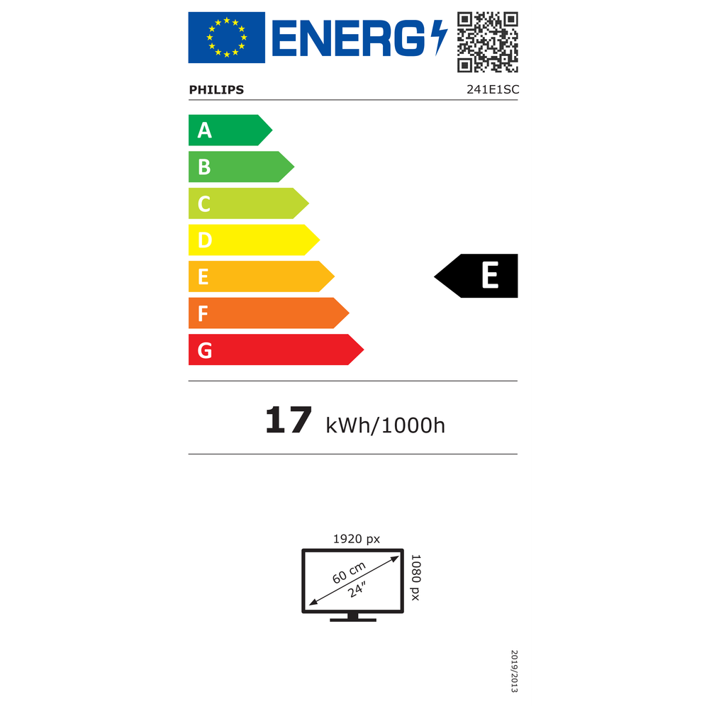 Philips 23,6" 241E1SC, VGA, HDMI, 75Hz 241E1SC/00 slika 3