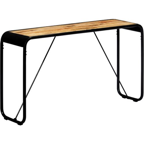 Konzolni stol 140 x 35 x 76 cm od grubog masivnog drva manga slika 10