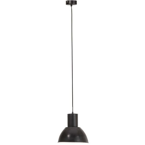 Viseća svjetiljka 25 W crna okrugla 28,5 cm E27 slika 16
