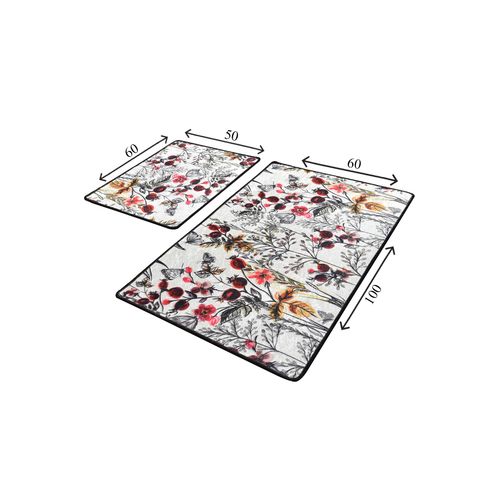 Bundy Multicolor Bathmat Set (2 Pieces) slika 3