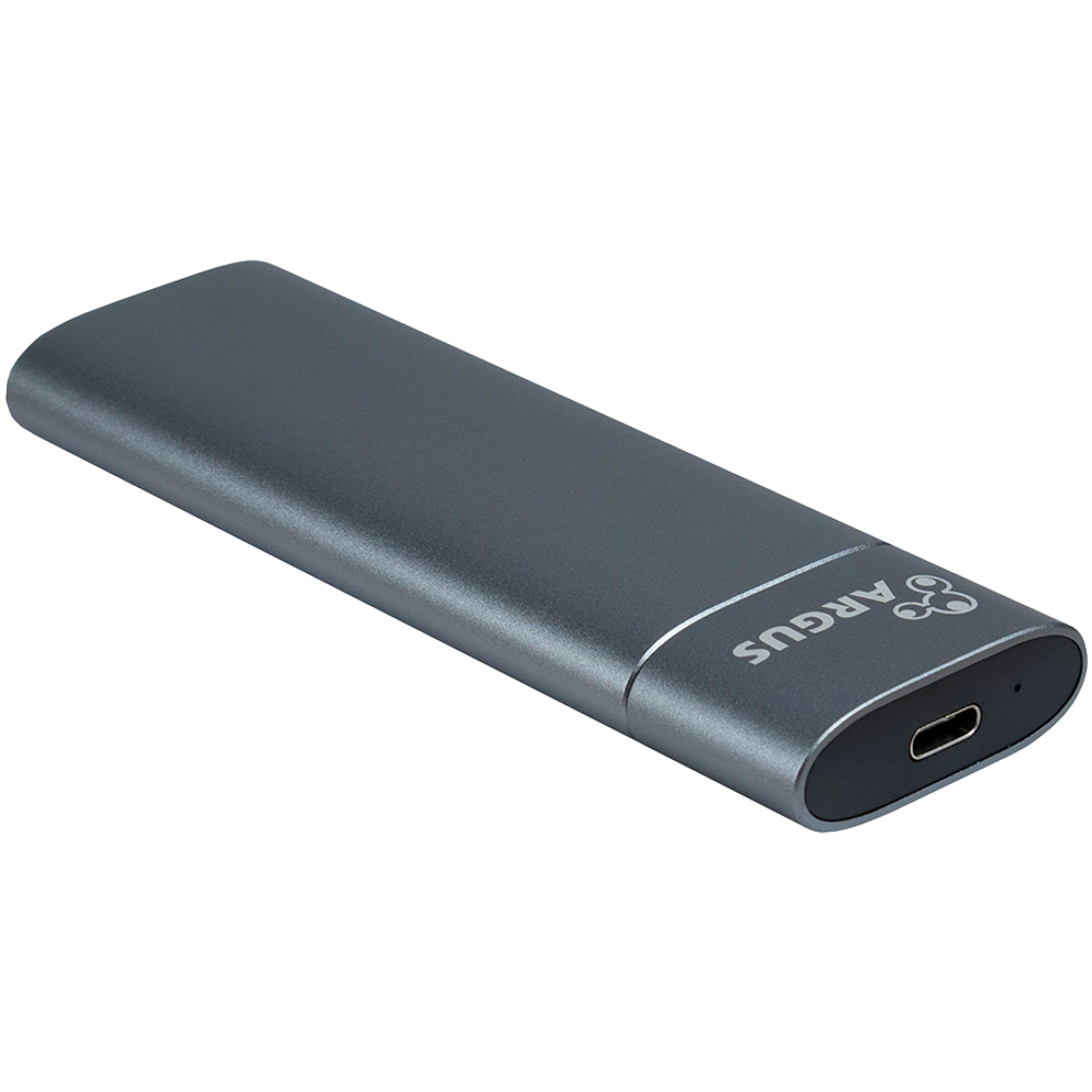 Inter-tech GD-MS013 Kućište za SSD M.2 USB C sa Kablom, Aluminijum slika 1