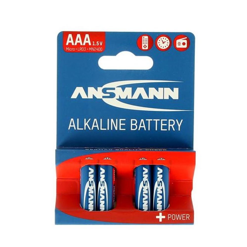 ANSMANN Alkalne baterije LR03 AAA 4/1 slika 1