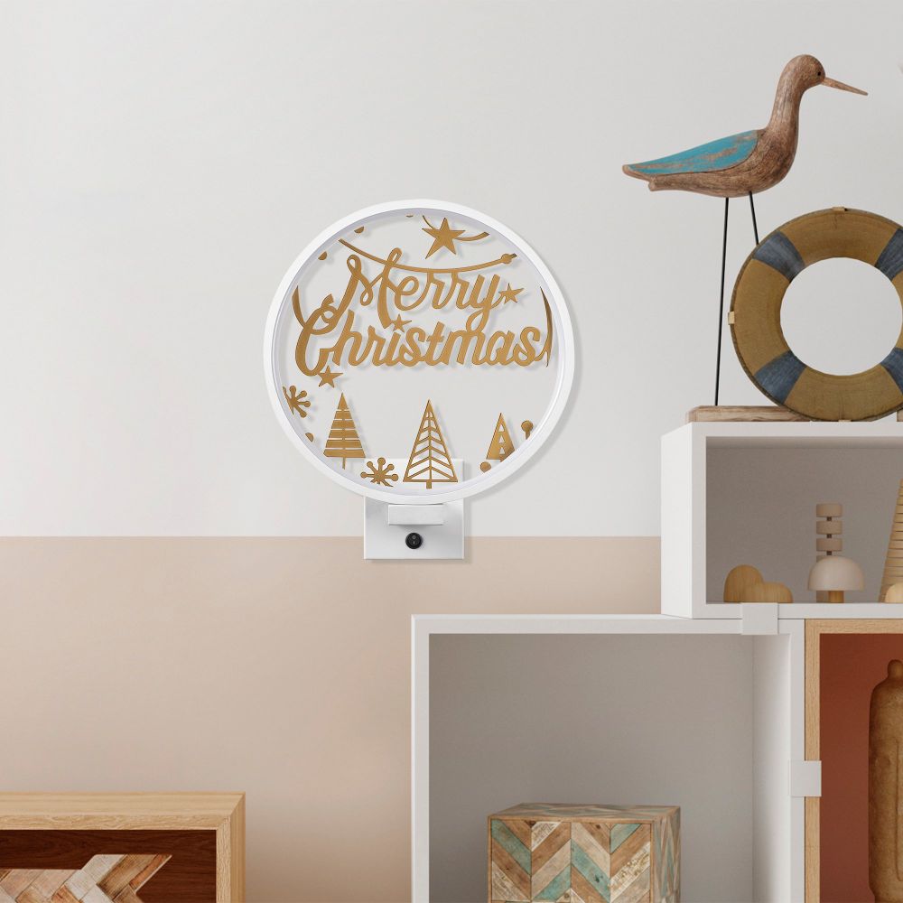 Zidna Lampa XMAS28 - Bijela i Zlatna slika 2