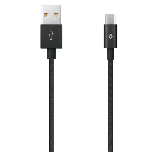 Ttec Kabel - Micro USB  to USB (1,20m)- Black - Alumi Cable slika 1