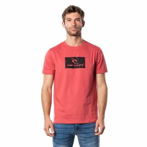 Muška Majica Kratkih Rukava Rip Curl Hallmark - Crvena