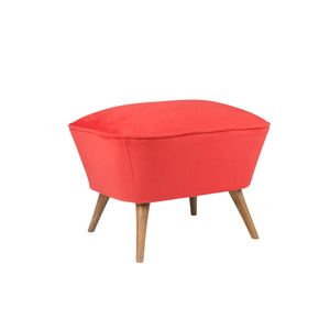 Lake View - Red Red Pouffe
