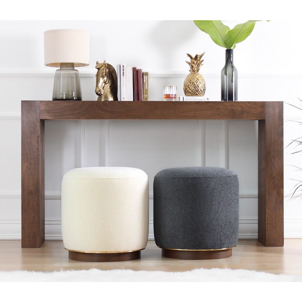 Zeone - Kremasti Pouf slika 4