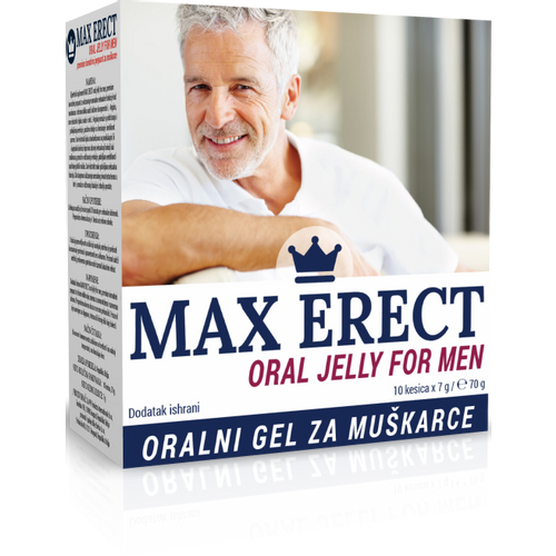 Max erect - oralni gel u kesicama za snaznu erekciju, 10 kesica slika 3
