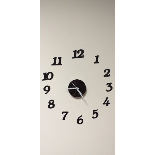 Veliki zidni sat minimalistički 70 - 130cm crni slika 3