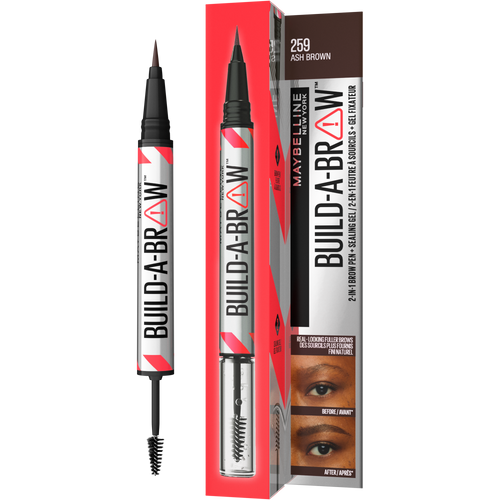 Maybelline New York Build-A-Brow 2 u 1 olovka za obrve i gel za fiksiranje 259 ash brown slika 3