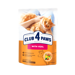 Club 4 Paws Hrana Za Mačke Sa Teletinom 900g