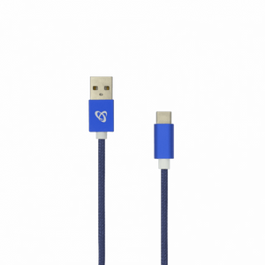 S BOX Kabl USB A / Type C, Fruity  1,5 m, Blue