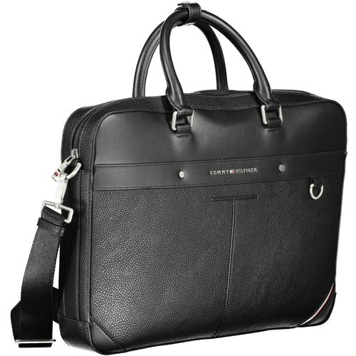 TOMMY HILFIGER MAN BLACK BRIEFCASE slika 3