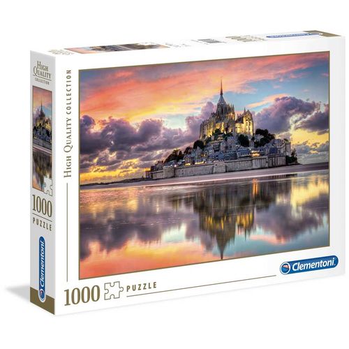 Clementoni Puzzle 1000 Hqc Le Magnifique Mont Saint-Mi slika 1