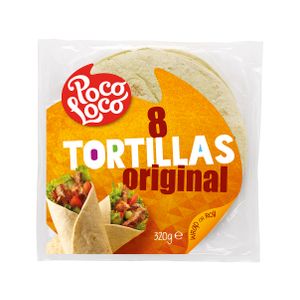 POCO LOCO flour tortillas 8x20 cm 320g