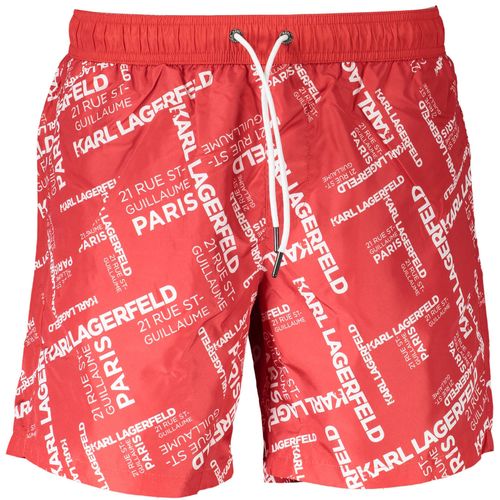 KARL LAGERFELD BEACHWEAR COSTUME PARTS UNDER MAN RED slika 1